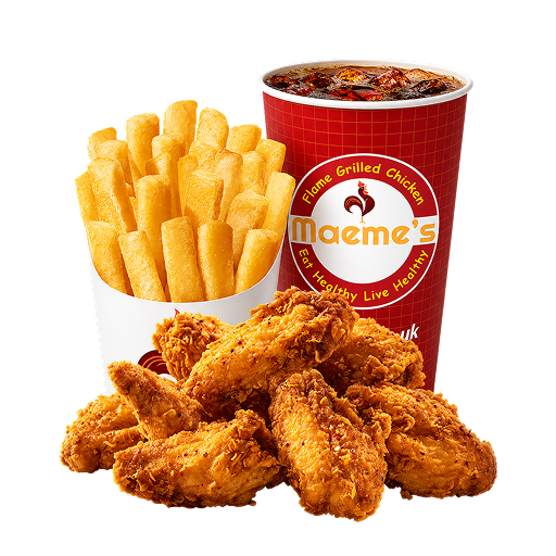8x Fried Wings Meal