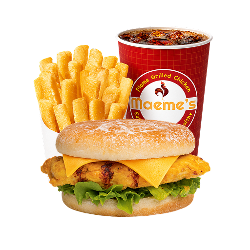 Maeme's King (Grilled Burger) Meal