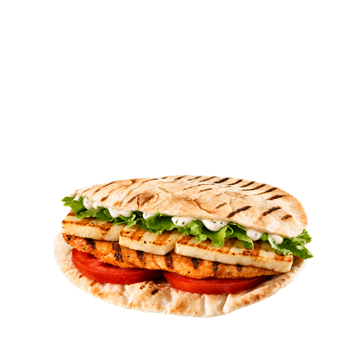 Halloumi Pitta