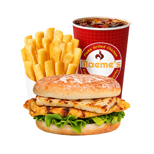 Halloumi Chicken Burger Meal