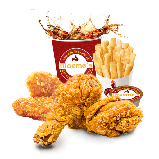 2x Pcs Chicken & 2x Wings Meal