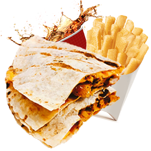 Chicken & Cheese Quesdilla Meal