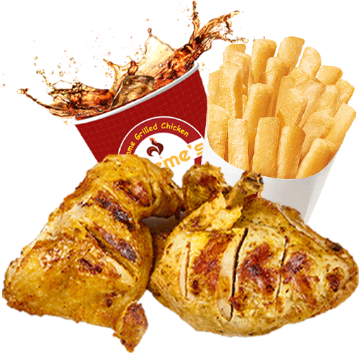 Half Grilled Chicken Meal