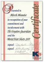 London South Certificate